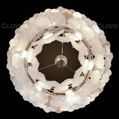 Люстра Cloyd SENEGAL-B C18 / Ø80 см - с золотыми листьями - золото (арт.11172) фото 2