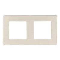 Рамка 2-постовая ЭРА 12 сатин слоновая кость 12-5102-02 Б0052510