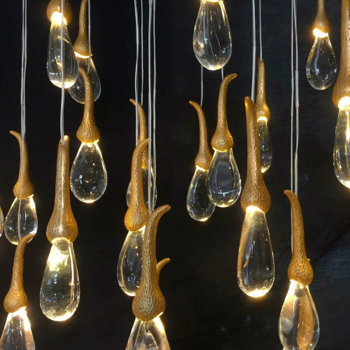 Подвесной светильник OMG07287-3 gold фото 4