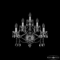 Бра хрустальные 1413B/2+2+1/200/XL Ni Bohemia Ivele Crystal (Богемия Ивеле Кристалл)