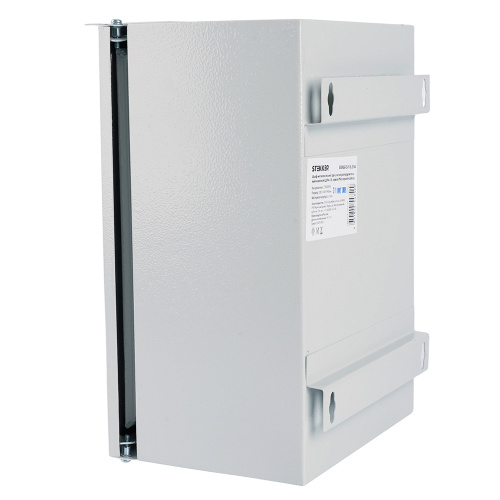 Шкаф учетно-распределительный навесной ЩУРн-1/6 STEKKER EBX60-3/1/6.2-54  IP54 (285*190*145) сталь, серия ArcaMetal фото 3