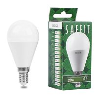 Лампа светодиодная SAFFIT SBG4520 Шарик E14 20W 230V 4000K