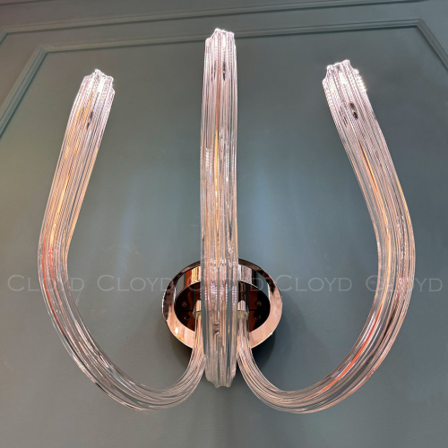 Бра Cloyd AEDA W3 / шир. 28 см - хром (арт.20466) фото 2