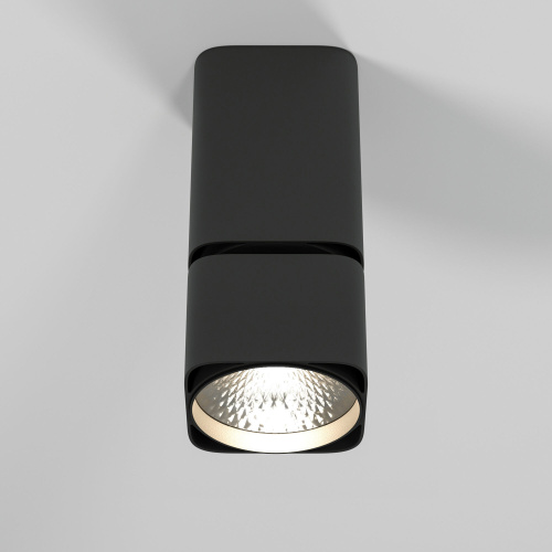 Светильник потолочный поворотный светодиодный Cubus 10W 4000K чёрный 25043/LED фото 2 Светильник потолочный поворотный светодиодный Cubus 10W 4000K чёрный 25043/LED фото 2