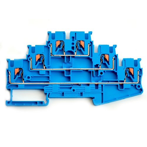 Зажим пружинный, 6-проводной проходной ЗНИ - 2,5 ,JXB PT 2,5 , синий LD579-2-25 фото 6