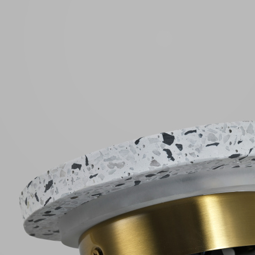 Светильник настенный из камня белый LED 3Вт D15см Zortes Terrazzo ZRS.1878.08 фото 9 Светильник настенный из камня белый LED 3Вт D15см Zortes Terrazzo ZRS.1878.08 фото 9