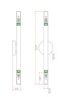 Настенный светильник (бра) Freya FR6109WL-02G