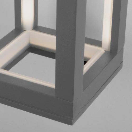 Уличный настенный светодиодный светильник Frame LED IP54 1527 TECHNO LED серый фото 4