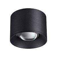 358652 OVER NT21 444 черный Светильник накладной светодиодный IP20 LED 4000К 12W 220V PATERA