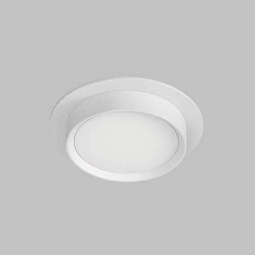 DK2090-WH Встраиваемый светильник FLAT, IP 20, до 15 Вт, GX53, LED, белый, алюминий фото 3