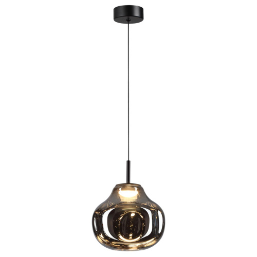 5097/4LC PENDANT ODL25 363 черный/дымчатый/металл/стекло Подвес LED 4W 4000K 388Лм VASO фото 3 5097/4LC PENDANT ODL25 363 черный/дымчатый/металл/стекло Подвес LED 4W 4000K 388Лм VASO фото 3