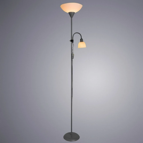Торшер Arte Lamp DUETTO A9569PN-2SI фото 2 Торшер Arte Lamp DUETTO A9569PN-2SI фото 2
