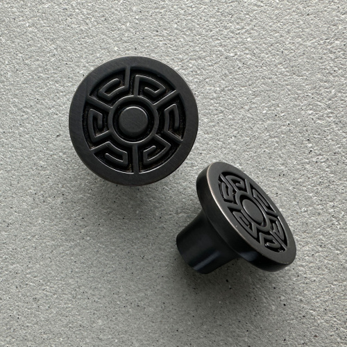 Ручка-кнопка MOS002 black фото 4 Ручка-кнопка MOS002 black фото 4