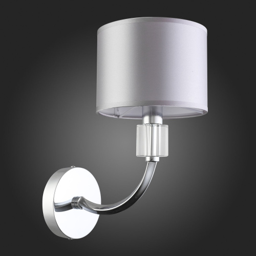 SLE107201-01 Светильник настенный Хром/Светло-серый E14 1*40W SNERE фото 6