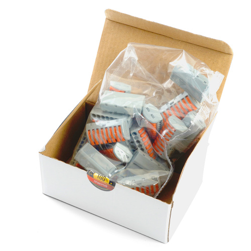 Клемма строительно-монтажная 8-проводная STEKKER, LD222-418 фото 4