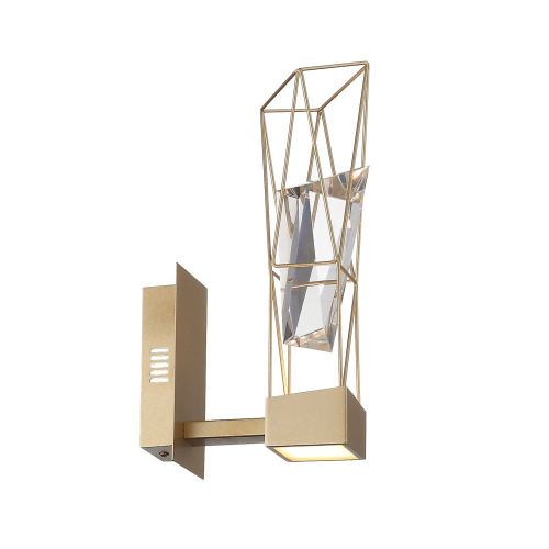 SL815.201.01 Бра ST-Luce Матовое золото/Матовое золото, Прозрачный LED 1*6W 4000K PROGETTO фото 7