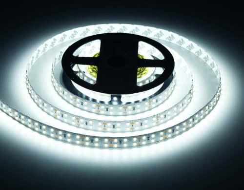 Светодиодная лента двухрядная 24В 2835 204Led 20Вт/м 6500K IP20 5м фото 8 Светодиодная лента двухрядная 24В 2835 204Led 20Вт/м 6500K IP20 5м фото 8