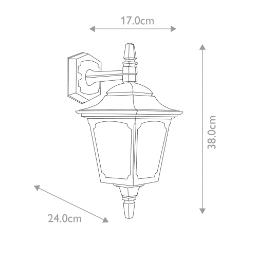 Настенный фонарь Elstead Exterior, Арт. CPM2-BLACK фото 9
