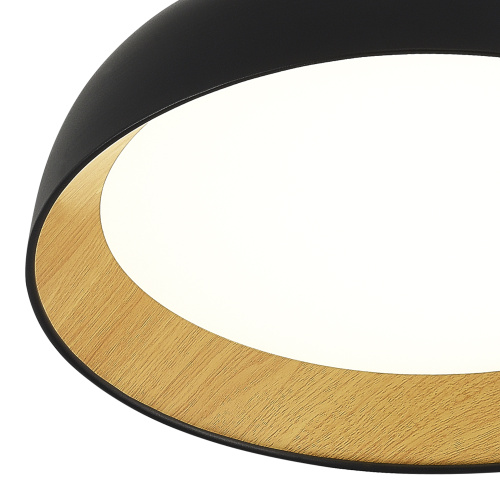 SLE1812-402-01 Светильник потолочный Черный, Древесный/белая LED 1*36W 4000K MUSE фото 4