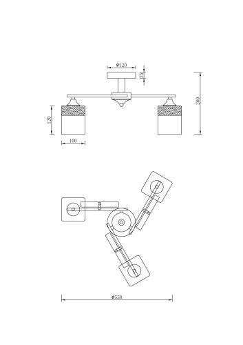 Люстра Freya FR5154PL-03B фото 2
