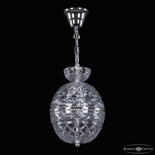 Подвесной светильник с хрустальными плафонами 5480/20 Ni Clear/M-1F Bohemia Ivele Crystal (Богемия Ивеле Кристалл)