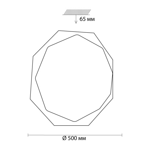 3002/EL SN 057 Светильник пластик LED 72Вт 3000-6500K D500 IP43 пульт ДУ/ LampSmart VESTA 3002/EL SN 057 Светильник пластик LED 72Вт 3000-6500K D500 IP43 пульт ДУ/ LampSmart VESTA
