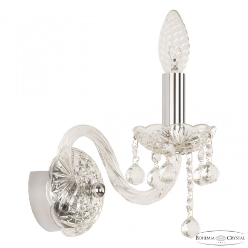 Бра хрустальные 108B/1/141 Ni Bohemia Ivele Crystal (Богемия Ивеле Кристалл)