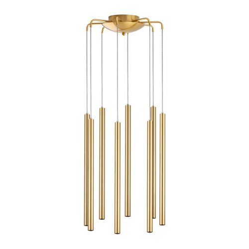 Комплект с подвесной люстрой Lightstar Tubo (574733+747243 (8шт) L8T747243