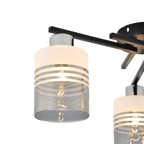 Потолочный светильник Escada 1132/3P E27*60W Black/Chrome фото 3 Потолочный светильник Escada 1132/3P E27*60W Black/Chrome фото 3