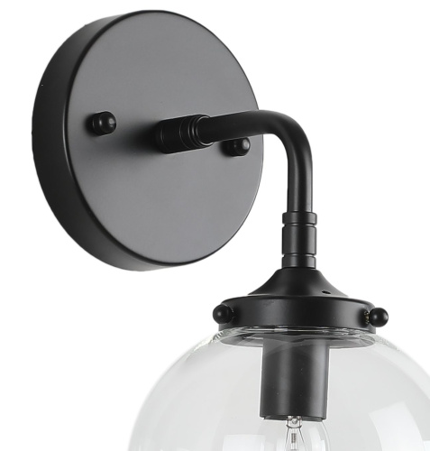 Бра черное E14 30см Zortes LAMPADY ZRS.79903.1 фото 4