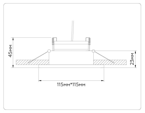 Встраиваемый светильник Ambrella light TECHNO SPOT TN51917 фото 5