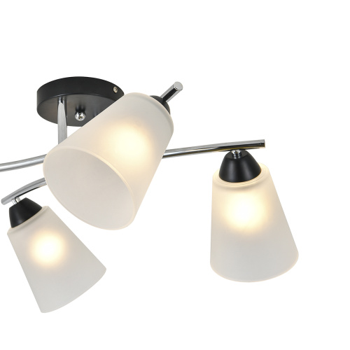 Потолочный светильник Escada 2132/4P E27*60W Black/Chrome фото 4 Потолочный светильник Escada 2132/4P E27*60W Black/Chrome фото 4