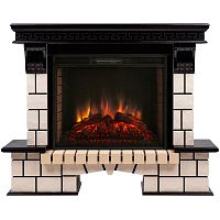 Электрокамин RealFlame Stone 26 AO античный дуб с очагом Epsilon 26 S IR