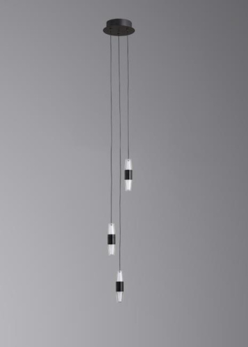 Люстра подвесная Alfa Light F3024-49 BLACK