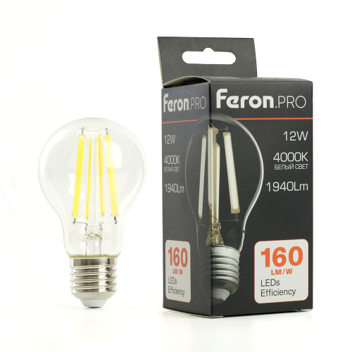 Лампа светодиодная Feron.PRO LB-1112 Шар E27 1940LM 12W 175-265V 4000K фото 2