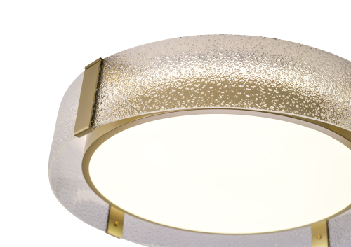 Накладной светильник с подсветкой золото LED 72+15Вт D50см Zortes GERDA ZRS.1097.50 фото 5