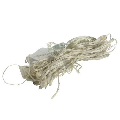 Светодиодная гирлянда Feron CL26 занавес Водопад  2*2м  + 3м 230V 2700К с контроллером, c питанием от сети, прозрачный шнур фото 4