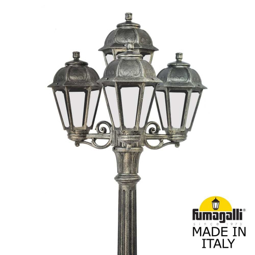 Fumagalli Садово-парковый фонарь FUMAGALLI RICU BISSO/SABA 3+1 K22.157.S31.BXE27 фото 2 Fumagalli Садово-парковый фонарь FUMAGALLI RICU BISSO/SABA 3+1 K22.157.S31.BXE27 фото 2