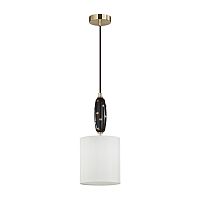 5424/1 MODERN ODL_EX24 000 золотой/черный/белый/металл/керамика/ткань Подвес E14 1*40W POLLEN