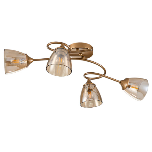 Потолочный светильник Escada 1112/4P Е27*60W Champagne Gold фото 4 Потолочный светильник Escada 1112/4P Е27*60W Champagne Gold фото 4