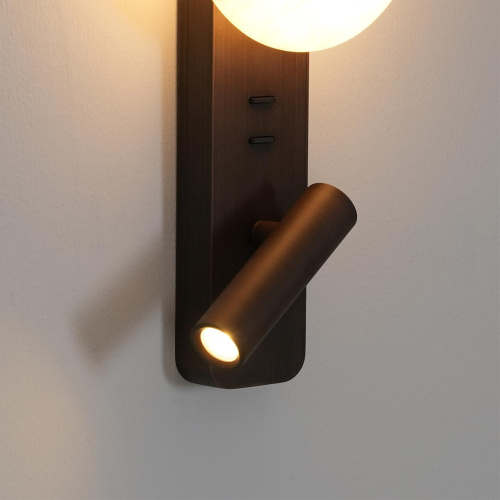 7163/9WL HIGHTECH ODL26 473 Настенный светильник металл/темн. латунь/алебастр IP20 LED 9W 787Лм 2700K 180° 220-240V ALBERGO фото 5 7163/9WL HIGHTECH ODL26 473 Настенный светильник металл/темн. латунь/алебастр IP20 LED 9W 787Лм 2700K 180° 220-240V ALBERGO фото 5