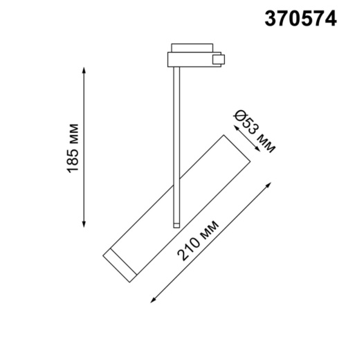 370574 PORT NT19 241 белый Светильник трековый однофазный трехжильный IP20 GU10 50W 220V BATRA фото 3 370574 PORT NT19 241 белый Светильник трековый однофазный трехжильный IP20 GU10 50W 220V BATRA фото 3