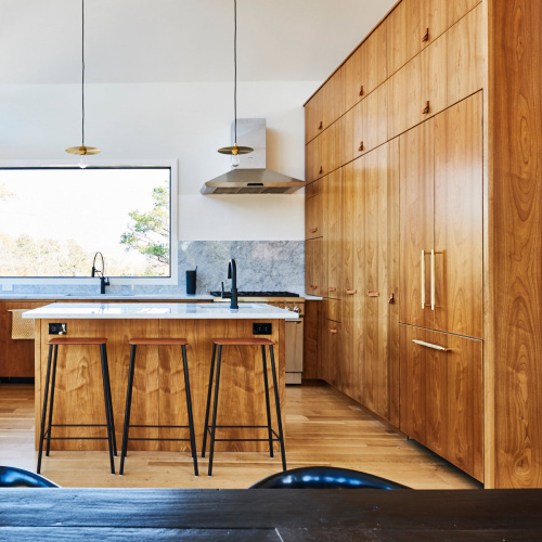 Ручка-скоба Pull Bar Cross Brass фото 2