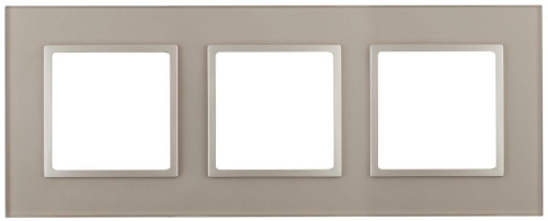 Рамка 3-постовая ЭРА Elegance 14-5103-04 Б0034509 Рамка 3-постовая ЭРА Elegance 14-5103-04 Б0034509
