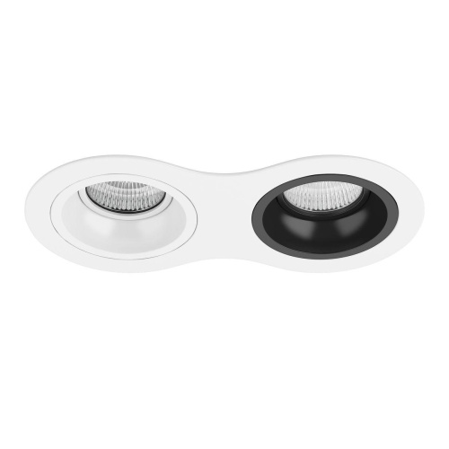 Комплект из светильников и рамки Lightstar Domino Round (214626+214606+214607) D6260607