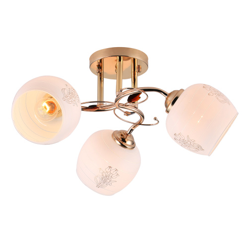 Потолочный светильник Escada 1121/3PL E27*40W Gold Потолочный светильник Escada 1121/3PL E27*40W Gold