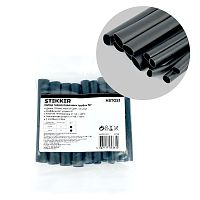 Набор термоусадочных трубок N7 STEKKER HSTGS1, длина 10 см., коэф. усадки 3:1, черный (12шт в упаковке)