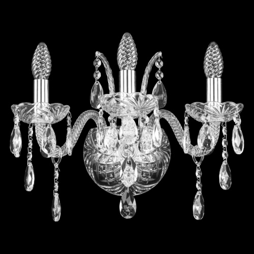 Бра хрустальные 105B/3/141 Ni Bohemia Ivele Crystal (Богемия Ивеле Кристалл) фото 2 Бра хрустальные 105B/3/141 Ni Bohemia Ivele Crystal (Богемия Ивеле Кристалл) фото 2