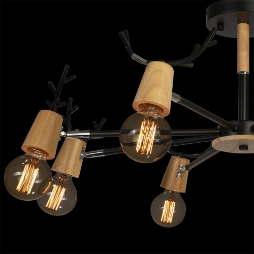 10024/8 Black Люстра на штанге LOFT IT Sven фото 5