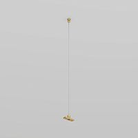 TR5718-SB Механический подвес для трека SHINE BASE, 48V DC, IP20, 2м, сатинированная латунь, алюминий